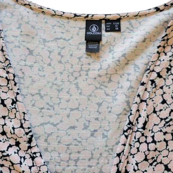 NWT- VOLCOM Poppin Stone Dress Melon Mini Size Large - Picture 8 of 10